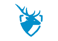 Shield Hirsch Sticker by Kees Finanzberater