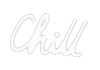 yuruneon chill neon relax word Sticker