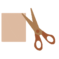 Paper Scissors Sticker