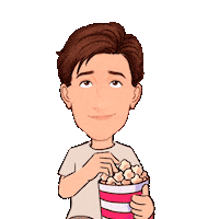 Cine Popcorn Sticker