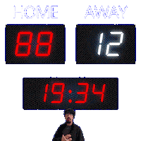 12 Away Sticker