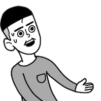 nervous tension Sticker by Oilheadjunior