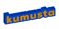 Filipino Kumusta Sticker