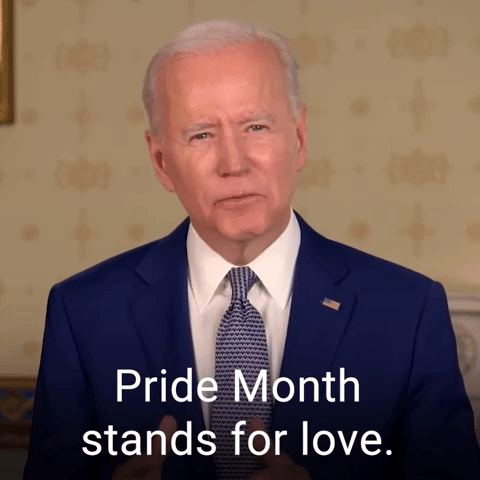 Pride Month stands for love.