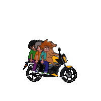 Illustration Racing Sticker