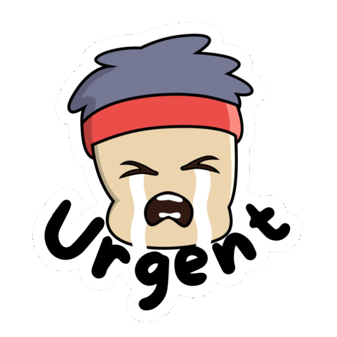Stress Crying Sticker by dowithtera