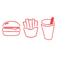 french fries burger Sticker by MOOYAH