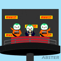 Penguin F1 GIF by Abster