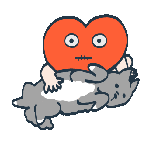 Dog Love Sticker by Lipchan