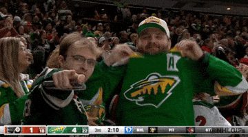 Happy Minnesota Wild GIF by NHL