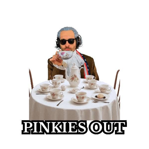 Tea Party Drinking Sticker