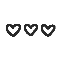 Heart 手書き Sticker