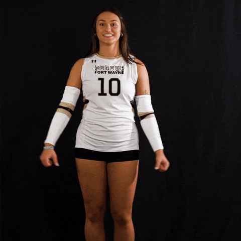 Volleyball Yell GIF by Purdue Fort Wayne Athletics