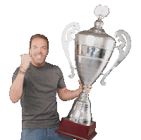 robertdoornboss juichen winnen gewonnen beker Sticker