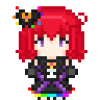 Pixel Rainbow Sticker