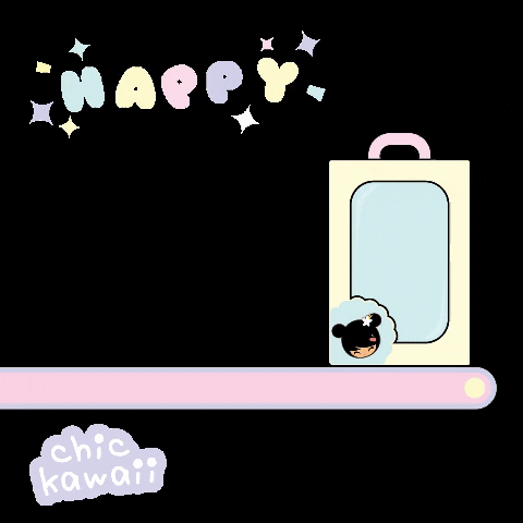 chickawaii giphygifmaker happy kawaii friends GIF