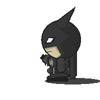 batman boss logic Sticker by Leroy Patterson
