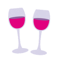 Wine Pub Sticker by Hair and Beauty Charity