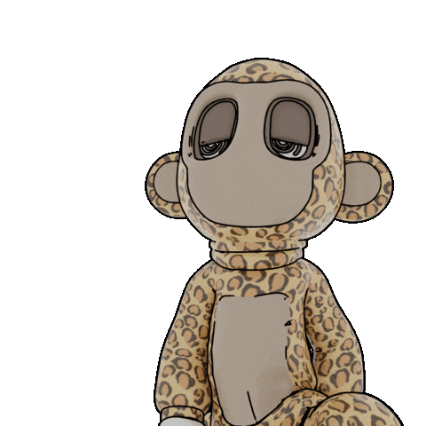 Monkey Get Sticker