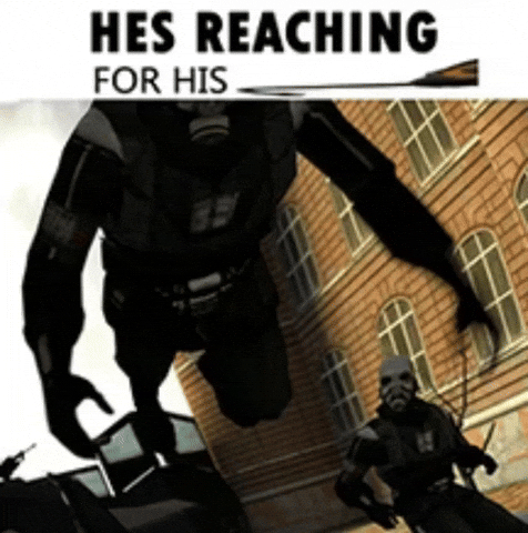 Half Life Officer GIF