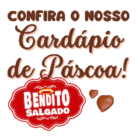 Chocolate Feliz Pascoa Sticker by Bendito Salgado