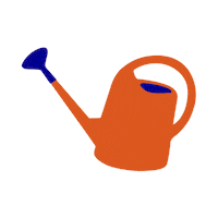 Ackerpause watering giessen wateringcan acker Sticker