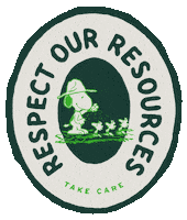 Go Green Charlie Brown Sticker by Peanuts