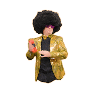 discodice dance music party sticker Sticker