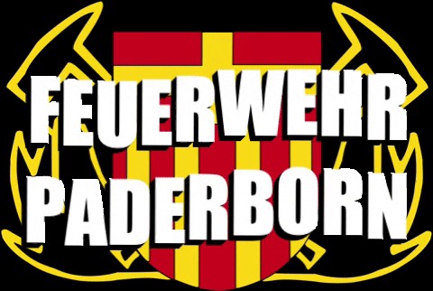 feuerwehrpaderborn giphygifmaker logo fire firefighter GIF