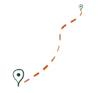Maps Trekking Sticker by francescagaragnani