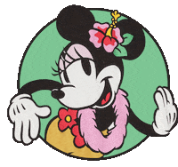 Minnie Fringes Sticker by Bershka