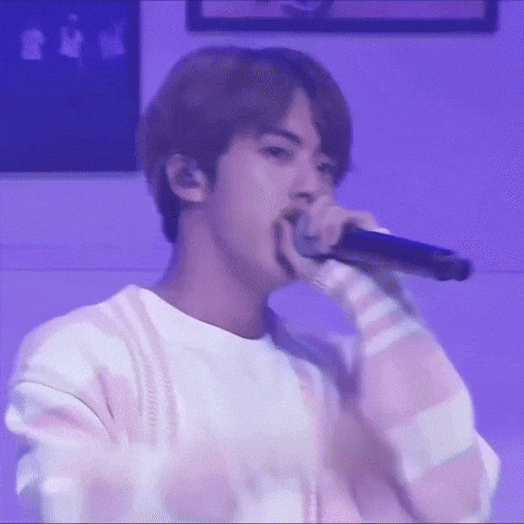 Look Here Jin GIF