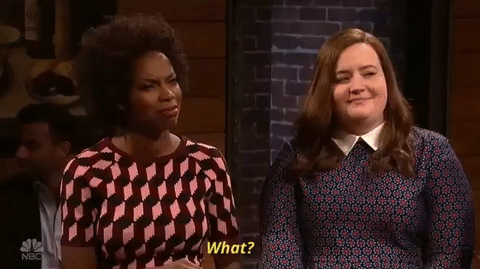 aidy bryant what GIF by Saturday Night Live