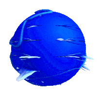 g-vnct blue space abstract world Sticker