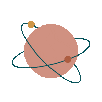 Pink Space Sticker