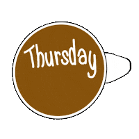 Happy Thursday Sticker