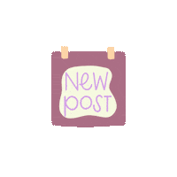 New Post Sticker