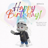 Happy Birthday GIF by Zhot
