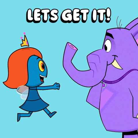 High Five Lets Go GIF by VeeFriends