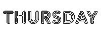 Thursday Sticker by Live Nation