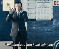 i will find you and i will skin you bbc one GIF by BBC