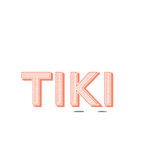 TikiOn18DC washington dc dc food nom digital tiki on 18th Sticker