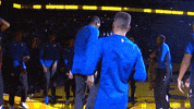 excited golden state warriors GIF by NBA