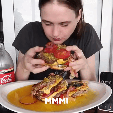 Nela Downs 5,000-Calorie 'Quadruple Bypass Burger'