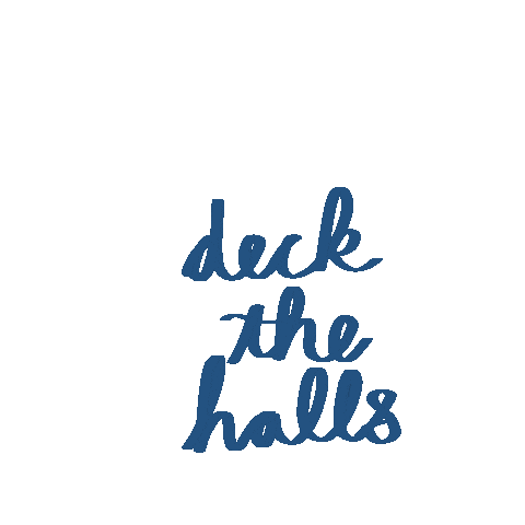 Deck The Halls Christmas Sticker