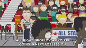 token black waiting GIF by South Park 