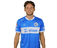 Celebrating Soccer Player Sticker by FC Den Bosch