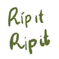 ArtsyFartsyMom crochet rip it Sticker