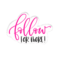 Follow For More Sticker