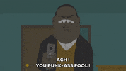 angry biggie smalls GIF by South Park 